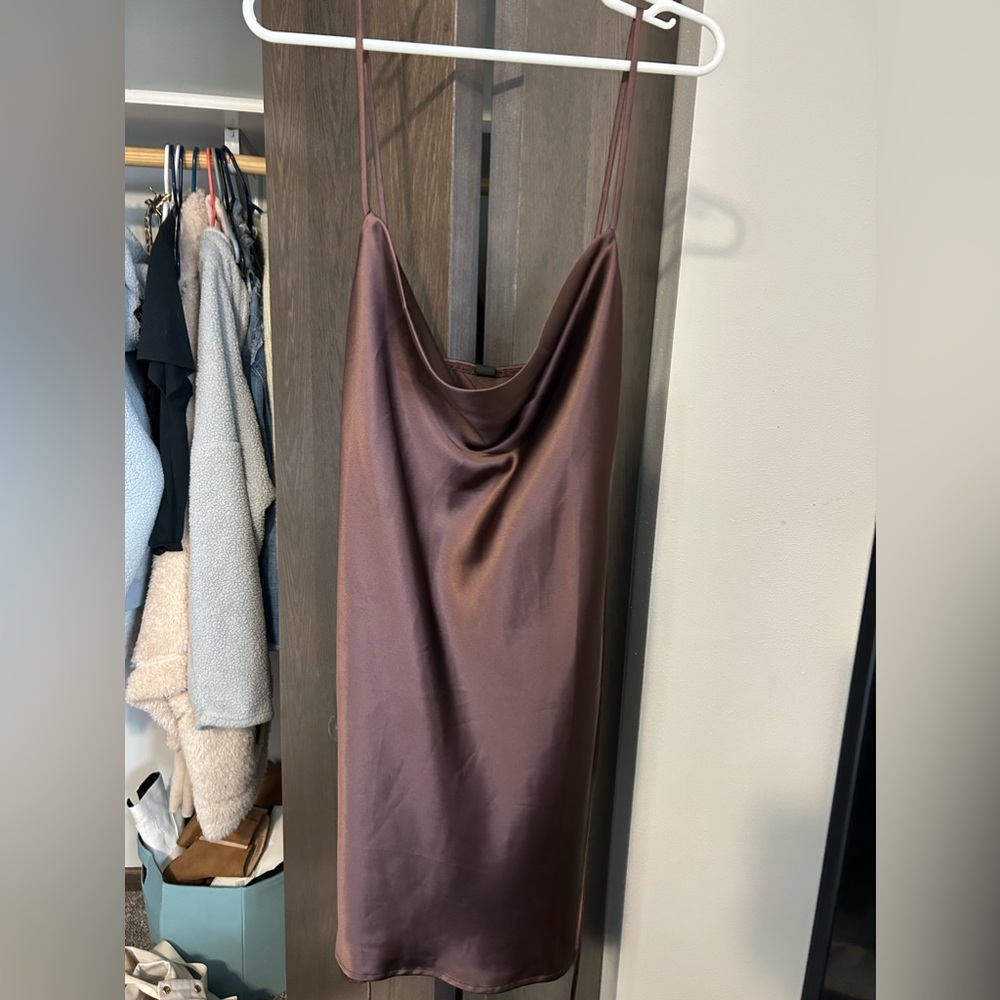 Mini brown dress never worn